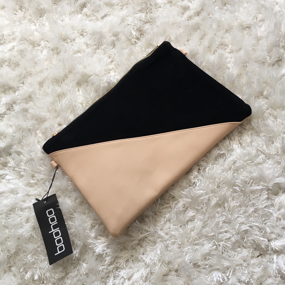 Color block clutch